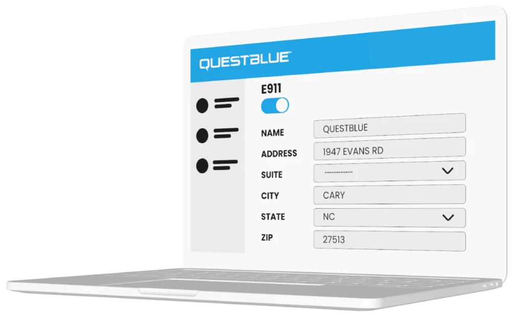 E911 QuestBlue
